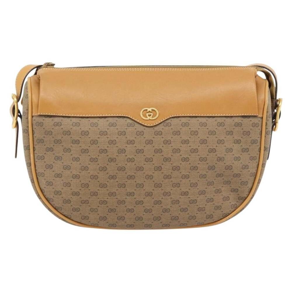 Gucci Micro GG Supreme Shoulder Bag 001 Beige